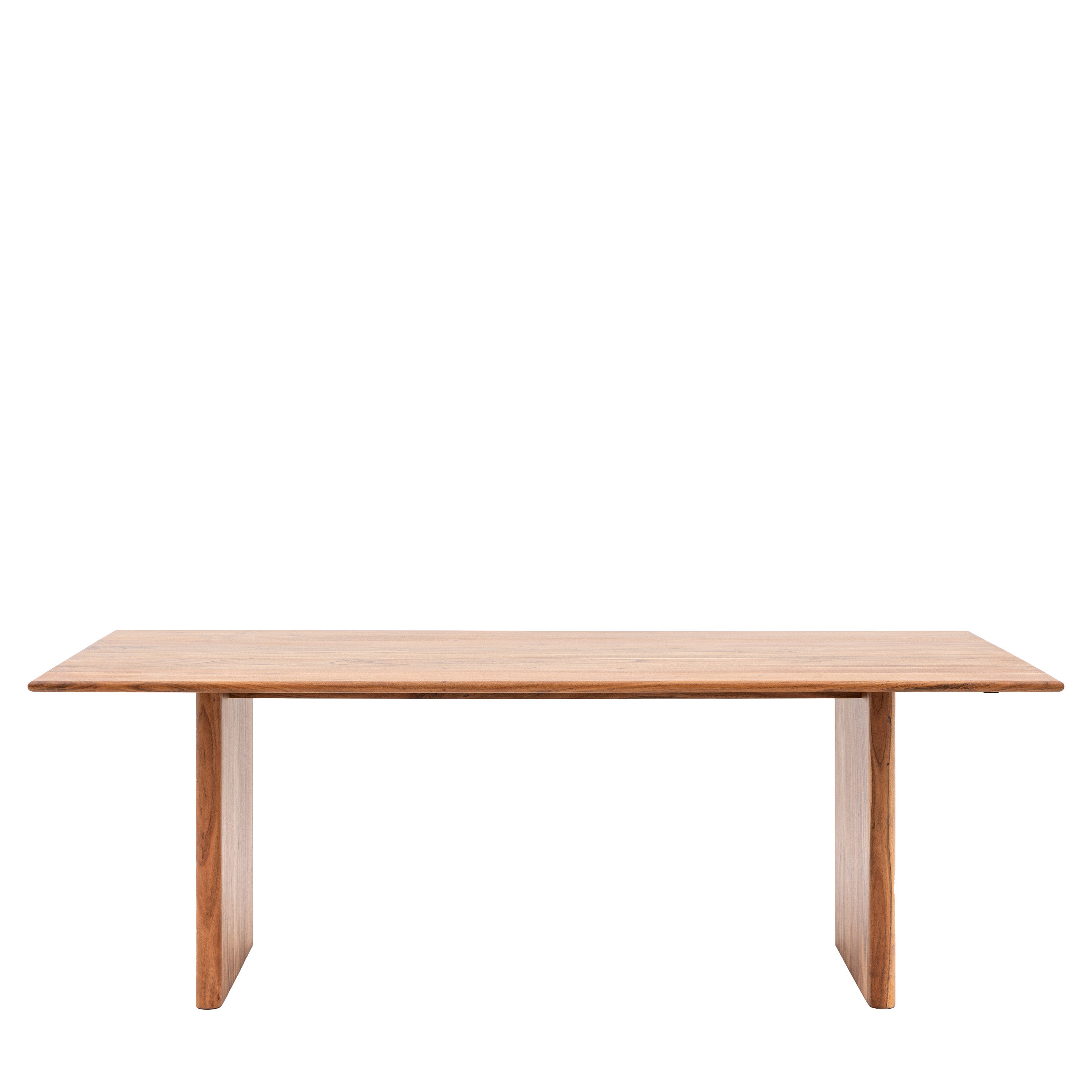Marta Acacia Wood Rectangle Dining Table | 8 Seater